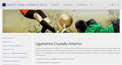 Desktop Screenshot of ligamentocruzadoanterior.com